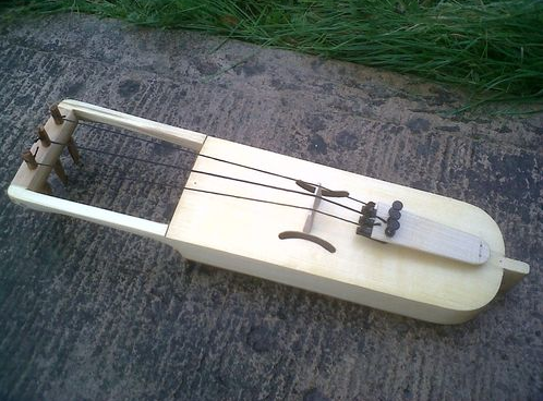 bowed lyre and bow