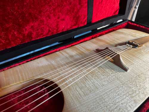 antique finished lyre