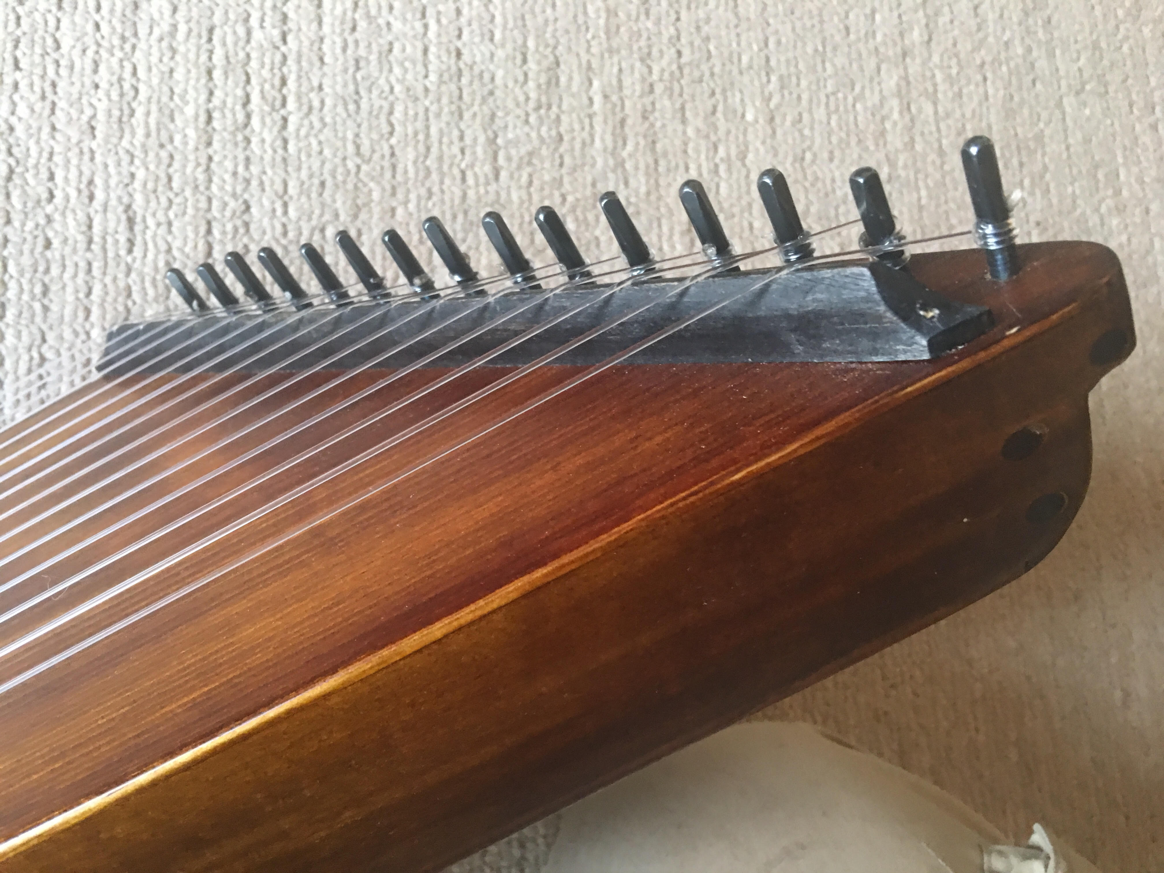 fluorocarbon stringed psaltery in G
